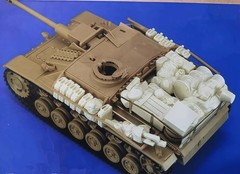 1/35 Cast Resin Model Assembly Kit, Resin Wrapped Pile Up, Unpainted