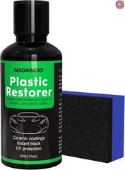 NADAMOO Plastic Restorer, Highly Concentrated Ceramic Coating for Cars, Back to