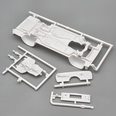 AMT 1/25 1964 Chevelle Malibu SS Parts Kitbash Chassis Under Hood Pieces