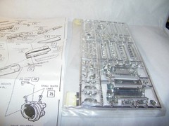 1/24 1/25 Scale Model Plastic All Chrome Complete Engine Parts Tree NEW See Pics