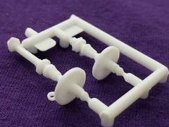 1991 Chevy S-10 Lowrider LEFT & RIGHT FRONT AXLES from Revell 1:25 Model Kit