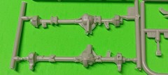 4×4 Axle Rim Junkyard 1970 Ford F150 Ramp Truck 1/25 Auto Trans Bumper Sun Visor