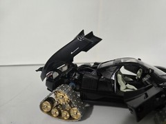 1-24 Testors Silver Series Die Cast Metal Pagani Zonda C12 W/Traxs New Build