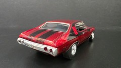 1972 CHEVROLET CHEVELLE SS454 RED ALERT BOB HAMILTON AMT BUILT 1/25 CC3