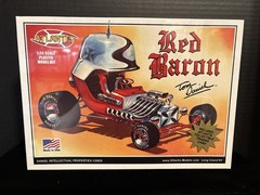 ATLANTIS M6740 TOM DANIEL RED BARON MODEL KIT-NIB-1:24 SCALE