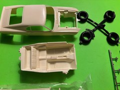 1970S FORD BOSS 429 MUSTANG COUPE MODEL KIT MONOGRAM 1/24 SCALE SKILL 2 LOOK!!