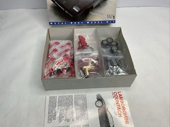 Testors Bburago Lamborghini Countach 1/24 Metal Body Model Kit No 165 Black M15