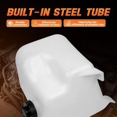 HD8187 Engine Coolant Overflow Recovery Expansion Tank [with Cap & Hose] Compati