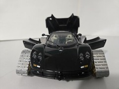 1-24 Testors Silver Series Die Cast Metal Pagani Zonda C12 W/Traxs New Build