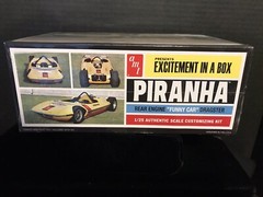 AMT 1122/12 PIRANHA DRAG CAR MODEL KIT-NIB-1/25 SCALE