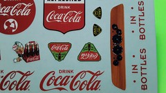1940 Willys Pickup Gasser 1/25 Decal Sheet Coca Cola Coke Vintage Style Bottle