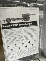1/35 TRUMPETER B-4 M1931 203mm HOWITZER. GREAT KIT!