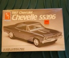 NIB AMT Vintage 1967 Chevy Chevelle SS396 Model kit 1/25 scale 6052 sealed