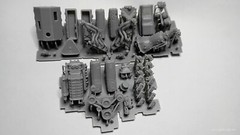 1/24 1/25 3D Resin Chevy 572 supercharged big block Engine Scale Model Kit Parts