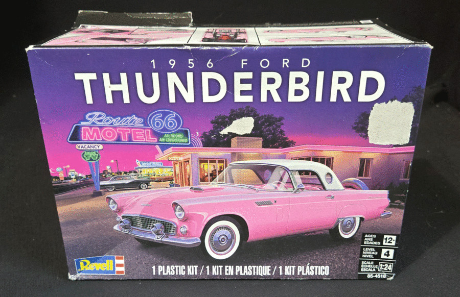 Revell Model Kit 1956 Ford Thunderbird 1:24 Scale Kit# 85-4518
