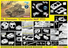 Dragon #6740 1/35 M4 Sherman Composite Hull PTO – Magic Track