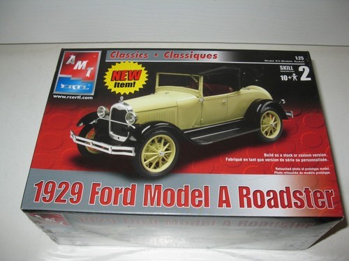 M28B sealed AMT 1/25TH 1929 FORD MODEL A ROADSTER SEALED KIT #31757 2 IN 1