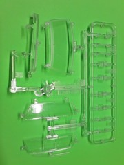 Windshield Glass 91 1991 Chevy S-10 Pickup Truck 1/25 Clear Parts Marker Lights