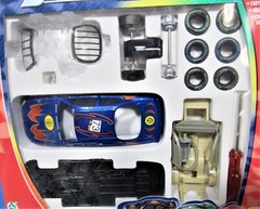 Stock Car Race Kit ~ Die Cast Body ~ Pull Back Spring Action ~ Sport Racer
