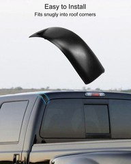 2Pcs Roof Corner Cab Covers Molding Trim Upgraded Sealed Fit for Ford F-250 F-35