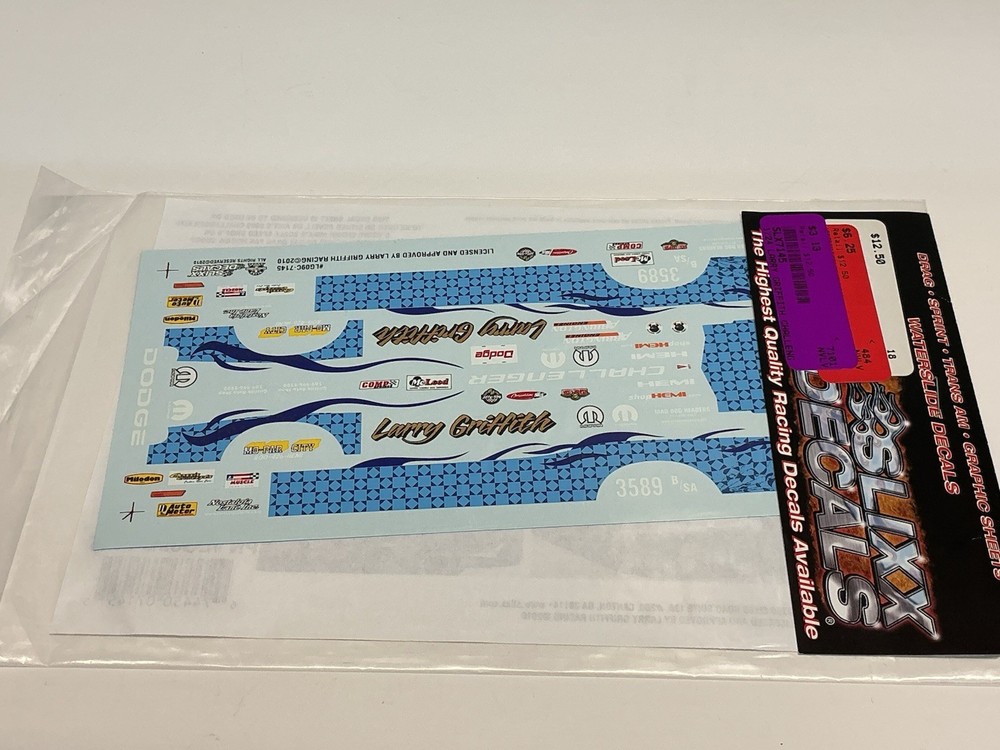Slixx Decals 1:24-1:25 Scale Revell or AMT 2009 Challenger Kits New