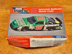 1996 Revell Snaptite Model Kit 18 Interstate Batteries Monte Carlo PARTS ONLY!