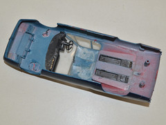 Vintage FERRARI 512BB Model Car Body 1/24 Scale Junkyard Parts Custom Fodder