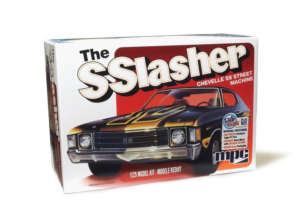 MPC 1/25 1972 Chevy Chevelle SS 454 “The SSlasher” Plastic Model Kit MPC1014