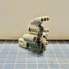 Hemi Blown Supercharged Engine 1/25