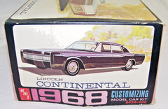 1968 Lincoln Continental AMT Model Box 6428-200 BOX ONLY