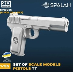 SPALAH 18035 1:35 TT pistols 5 pcs Set of scale models