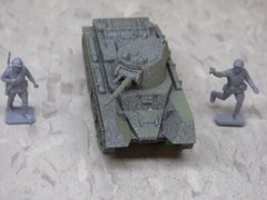 MIR / Roco Minitank Compatible WWII Russian bT-7 & Airfix Soldiers Lot#7421B©