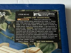 Roadster Wood Model Kit Classic Car Automobile Assembly Build Crafts New Taiwan