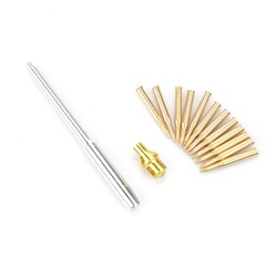 Metal Barrel & Brass Shells Fit For Tamiya 35216/35227 1/35 German Tiger I Tank