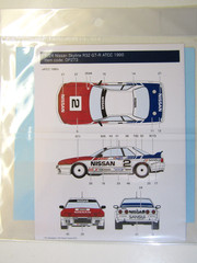 Decalpool 1/24 Scale Skyline R32 GT-R ATCC 1990 Decal # DP273 Richards / Skaife