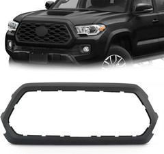 Front Upper Grille Shell Outer Frame Surround Fit for Toyota Tacoma 2016-2022 Ac