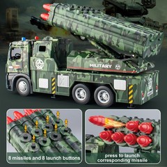 HAPYAD Army Toys for Boys Age 4-7, Military Vehicle 11.5 x 3 x 6 inches