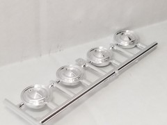 56 Chevy Del Ray HUBCAPS / WHEEL COVERS from Revell 1:25 Model Kit 1956 WHEELS