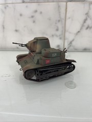 BUILT Polish Tankette TKS 20 mm gun – 1/35 – PAINTED DETAILED GR2