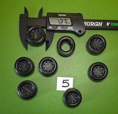 LOT OF 8 MODEL KIT TIRES AMT ERTL *NEW*