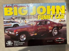 Polar Lights 6504 1/25 ’68 Cuda Mazmanian’s Big John Funny Car factory sealed