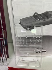 1/24 HELLER CADILLAC ELDORADO BIARRITZ CONVERTIBLE PARTIALLY BUILT MODEL CAR KIT