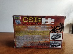 OPEN BOX – Revell CSI Miami Hummer H2 Model Kit Metal Body 1:25 Scale 85-1567