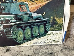 Vintage WW2 Model Kit German PanzerKampfwagen (PzKpfw) No. 212 Missing Pieces
