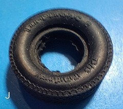 J GOODYEAR RADIAL GT TIRES – MODERN SOFT RUBBER TIRES- MODEL CAR KIT PARTS LOT