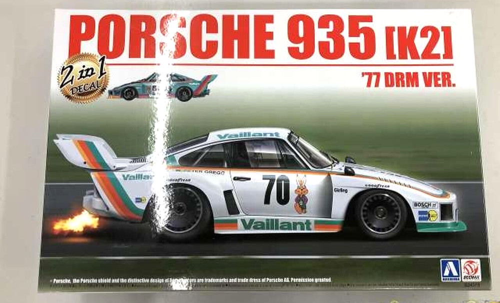AOSHIMA BEEMAX 1/ 24 PORSCHE 935 K2 ’77 DRM Ver car model kit From Japan