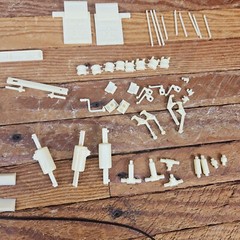 Amt Matchbox Fruehauf Flatbed Trailer 1/25 Scale Model Kit PK-6608 Unbuilt Open