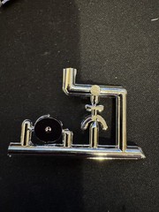 AMT 38679 Ford Vintage Police Car Parts Kit Bash Chrome Bell Assembly