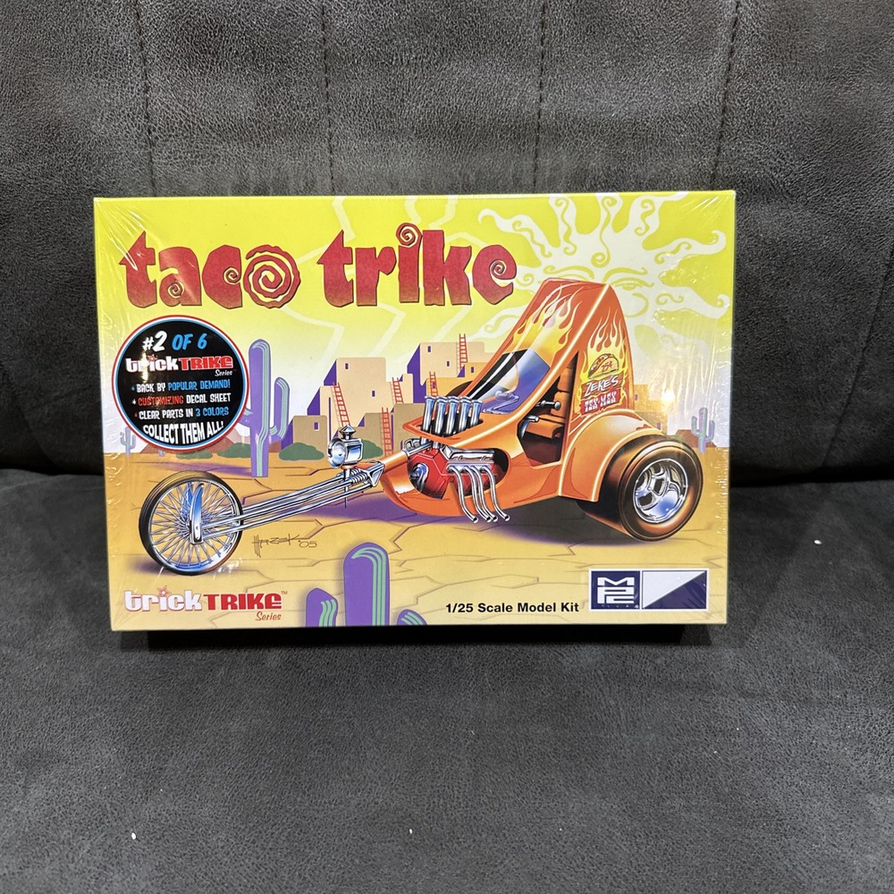 MPC Trick Trike Series Taco Trike Motorcycle 1:25 Scale Model Kit MPC893 NEW