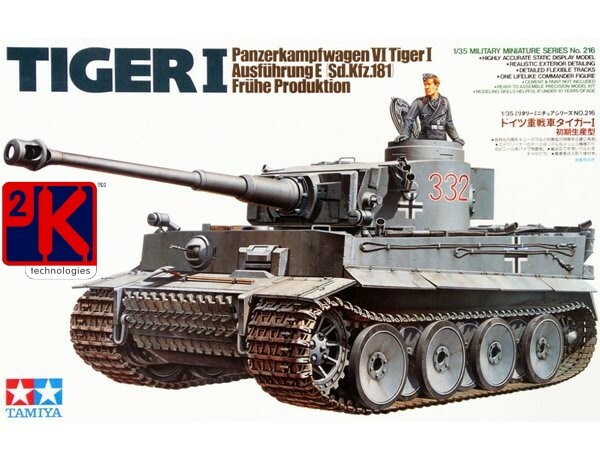 Tamiya 35216 – German Heavy Tank Tiger I Early Production 1/35 Scale – Tracked48